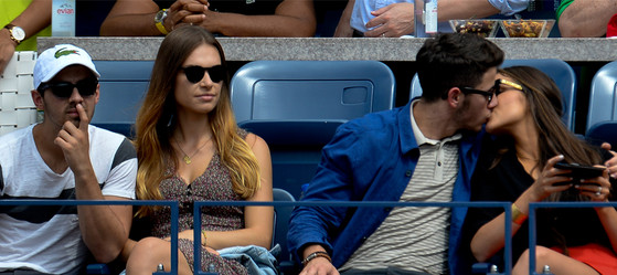 Joe Jonas, Blanda Eggenschwiler, Nick Jonas, Olivia Culpo Joe Jonas, Blanda Eggenschwiler, Nick Jonas, Olivia Culpo